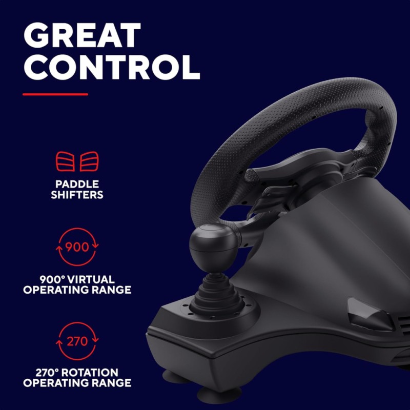 Руль Trust GXT 289 Movi PC/PS4/PS3/Xbox/Nintendo Switch (25122)