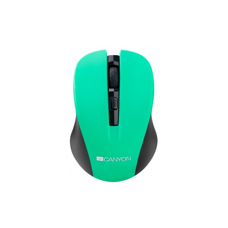 Мышка Canyon CNE-CMSW1GR Wireless Black-Green (CNE-CMSW1GR)