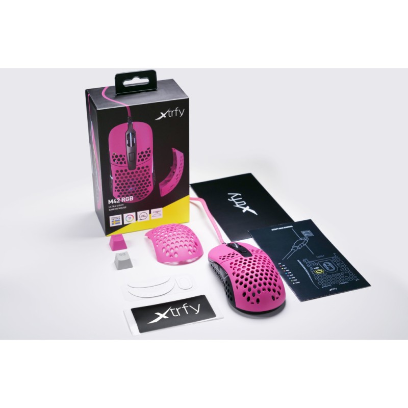 Мышка Xtrfy M42 RGB Pink (XG-M42-RGB-PINK)