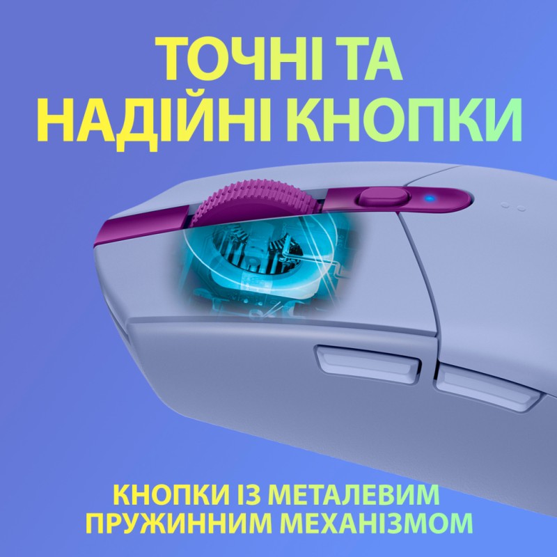 Мышка Logitech G305 Lightspeed Lilac (910-006022)