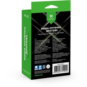 Мышка Vinga MS-110 White