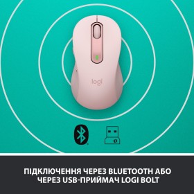 Мышка Logitech Signature M650 L Wireless Rose (910-006237)