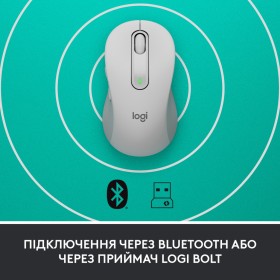 Мишка Logitech Signature M650 Wireless for Business Off-White (910-006275)