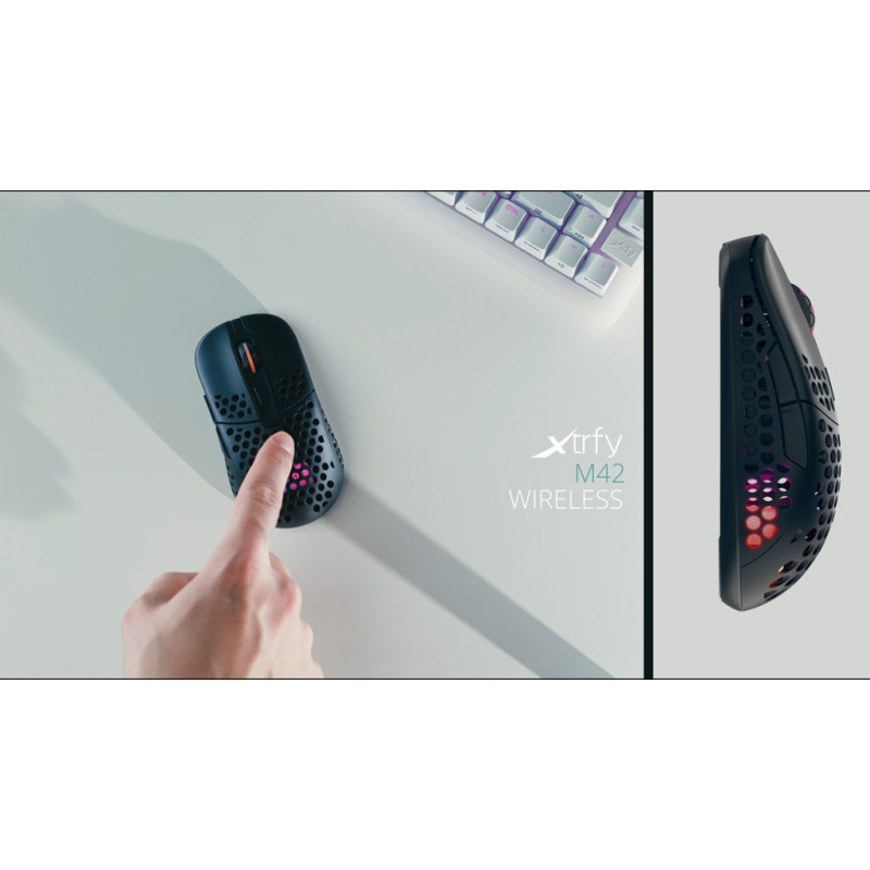 Мышка Xtrfy M42 RGB Wireless Black (M42W-RGB-BLACK)