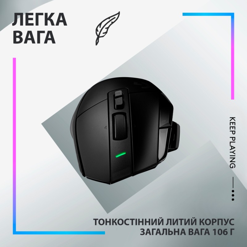 Мышка Logitech G502 X Plus Wireless Black (910-006162)