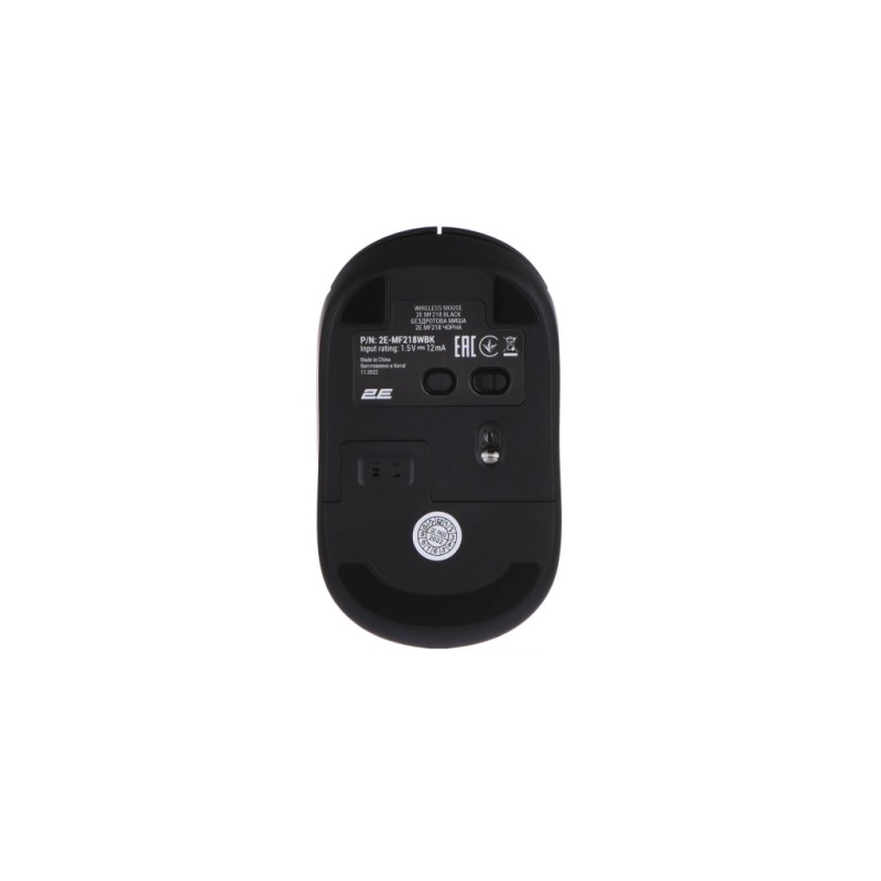 Мышка 2E MF218 Silent Wireless/Bluetooth Black (2E-MF218WBK)