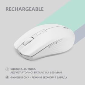 Мышка 2E MF270 Silent Rechargeable Wireless White (2E-MF270WWH)