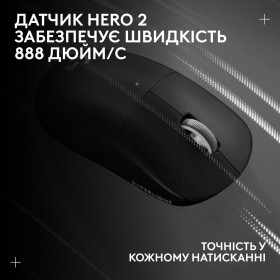 Мышка Logitech G Pro X Superlight 2 Lightspeed Wireless Black (910-006630)