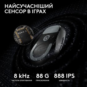 Мышка Logitech G Pro X Superlight 2 Lightspeed Wireless Black (910-006630)
