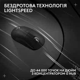 Мышка Logitech G Pro X Superlight 2 Lightspeed Wireless Black (910-006630)