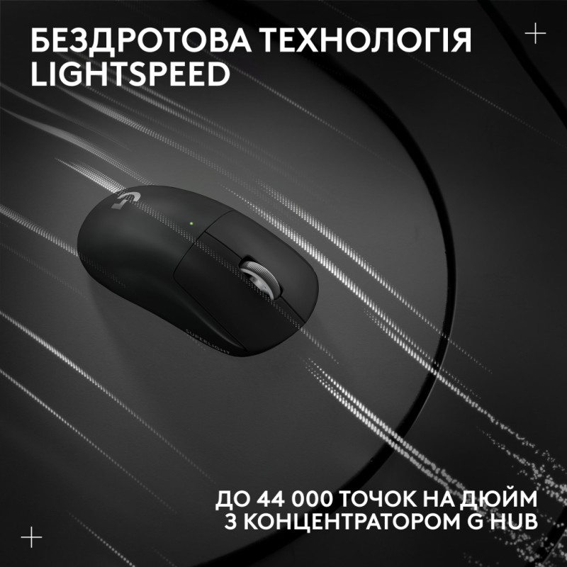 Мышка Logitech G Pro X Superlight 2 Lightspeed Wireless Black (910-006630)