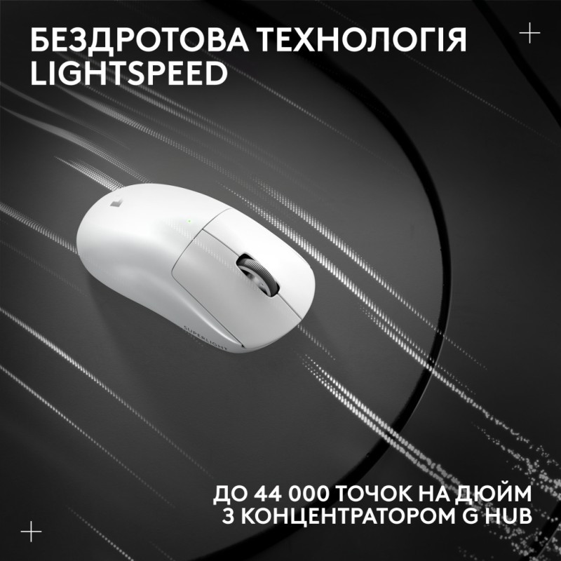 Мишка Logitech G Pro X Superlight 2 Lightspeed Wireless White (910-006638)