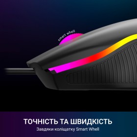 Мышка GamePro GM117 USB Black (GM117)