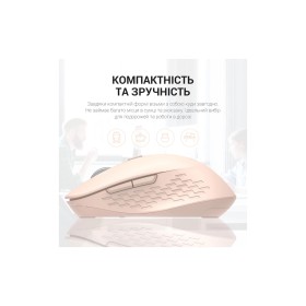 Мышка OfficePro M230P Silent Click Wireless/Bluetooth Pink (M230P)