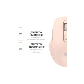 Мышка OfficePro M230P Silent Click Wireless/Bluetooth Pink (M230P)