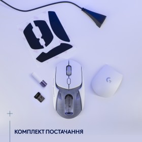 Мышка Logitech G309 Lightspeed Wireless/Bluetooth White (910-007207)