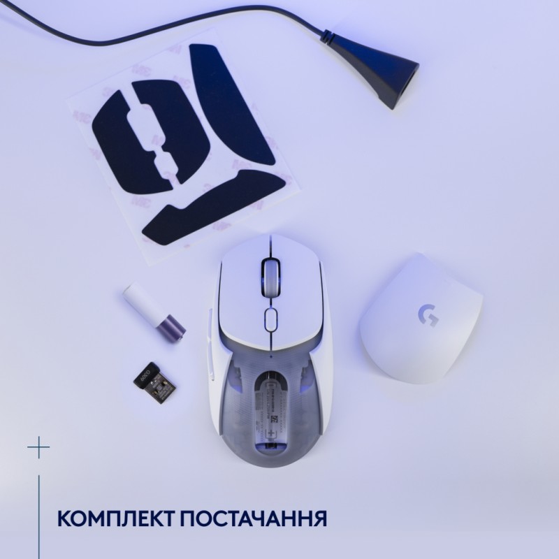 Мышка Logitech G309 Lightspeed Wireless/Bluetooth White (910-007207)