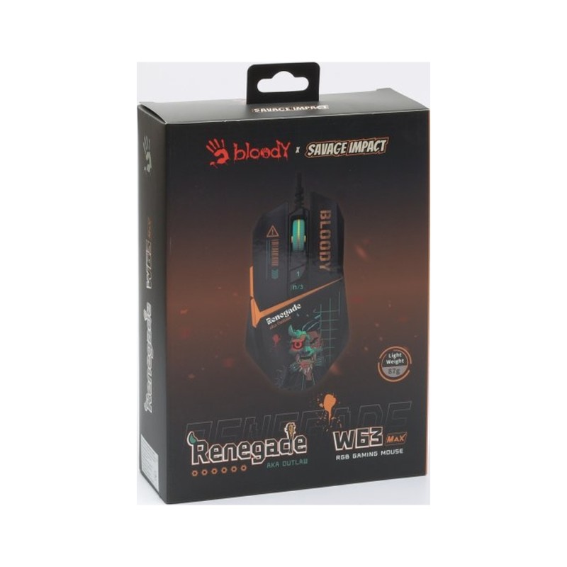 Мышка A4Tech W63 Max USB Renegade Midnight (4711421000536)