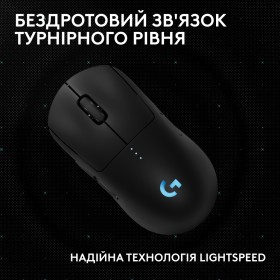 Мышка Logitech G Pro 2 Lightspeed Wireless Black (910-007295)