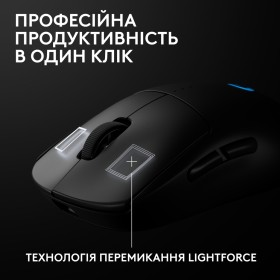 Мышка Logitech G Pro 2 Lightspeed Wireless Black (910-007295)