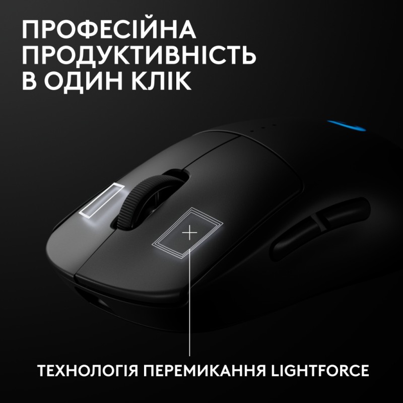 Мышка Logitech G Pro 2 Lightspeed Wireless Black (910-007295)