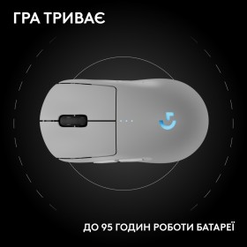 Мышка Logitech G Pro 2 Lightspeed Wireless White (910-007302)