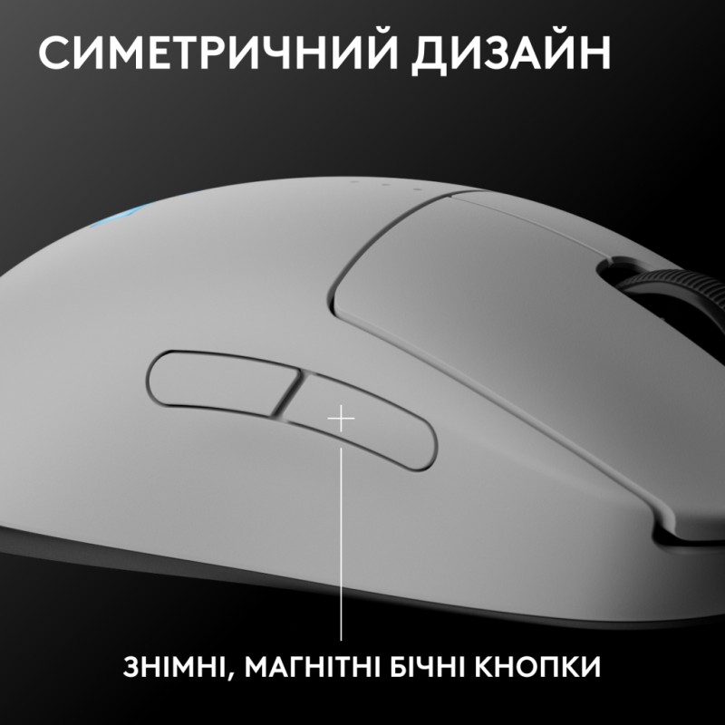 Мышка Logitech G Pro 2 Lightspeed Wireless White (910-007302)