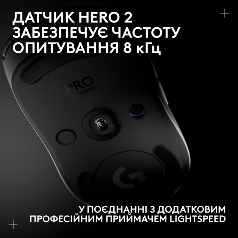 Мышка Logitech G Pro 2 Lightspeed Wireless White (910-007302)
