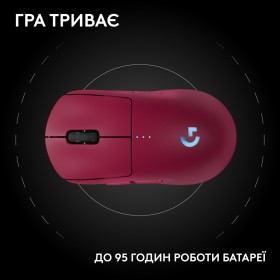 Мышка Logitech G Pro 2 Lightspeed Wireless Magenta (910-007309)