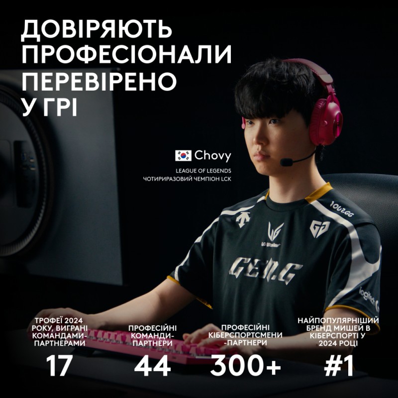 Мышка Logitech G Pro 2 Lightspeed Wireless Magenta (910-007309)