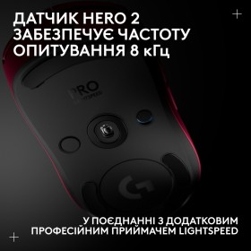 Мышка Logitech G Pro 2 Lightspeed Wireless Magenta (910-007309)