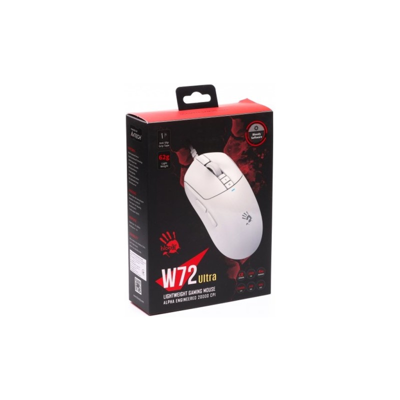 Мышка A4Tech Bloody W72 Ultra USB White (4711421001298)