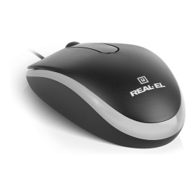 Мышка REAL-EL RM-215 USB Black/Gray (EL123200037)