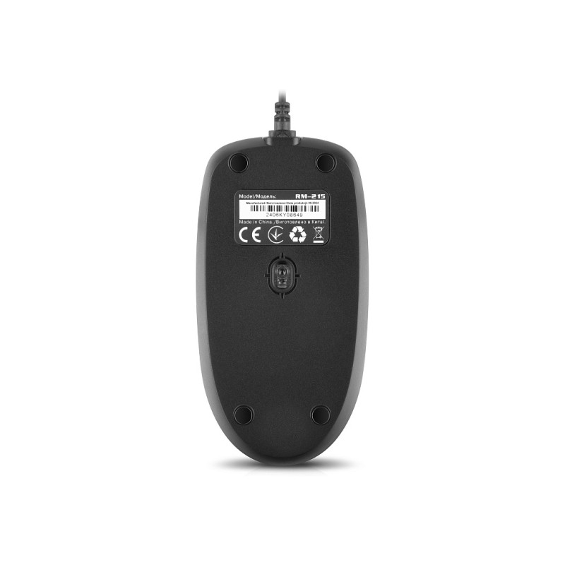 Мышка REAL-EL RM-215 USB Black/Gray (EL123200037)