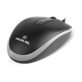 Мышка REAL-EL RM-217 USB Black/Gray (EL123200038)