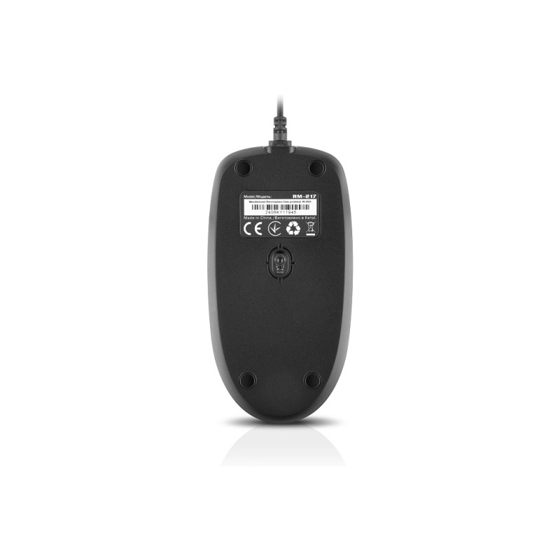 Мышка REAL-EL RM-217 USB Black/Gray (EL123200038)