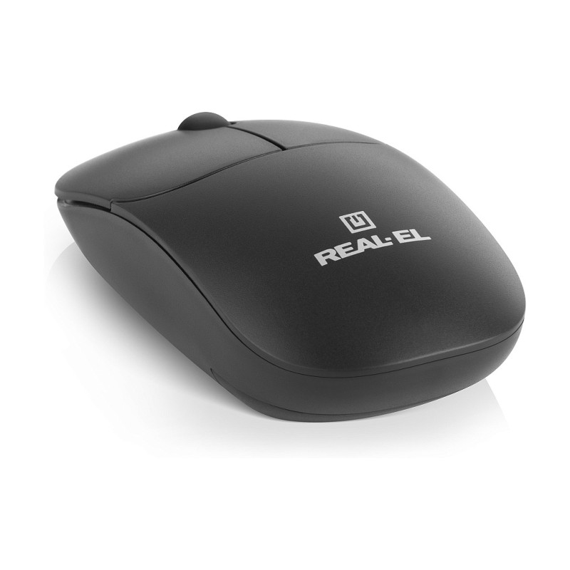 Мышка REAL-EL RM-313W Wireless Black (EL123200042)