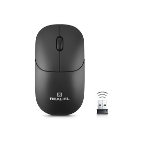 Мышка REAL-EL RM-313W Wireless Black (EL123200042)