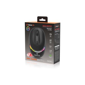 Мышка REAL-EL RM-440W Wireless/Bluetooth Black (EL123200045)