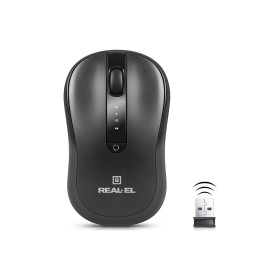 Мышка REAL-EL RM-450W Wireless/Bluetooth Black/Gray (EL123200046)