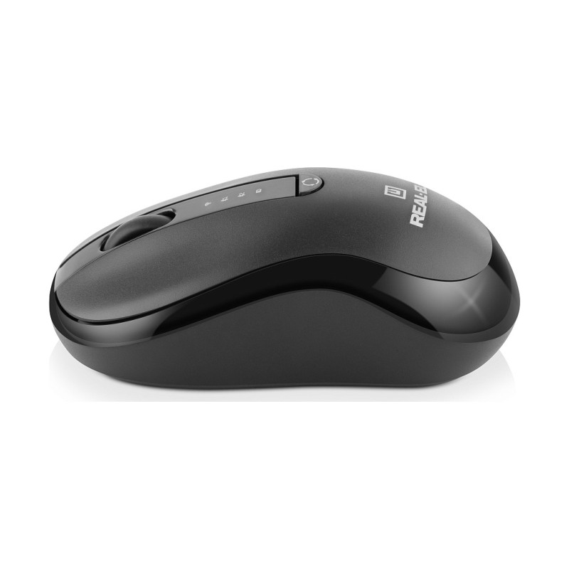 Мышка REAL-EL RM-450W Wireless/Bluetooth Black/Gray (EL123200046)