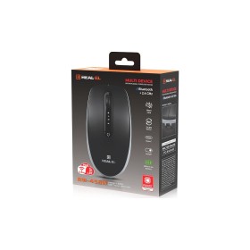 Мышка REAL-EL RM-455W Wireless/Bluetooth Black/Gray (EL123200047)