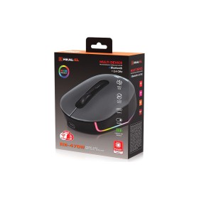 Мышка REAL-EL RM-470W Wireless/Bluetooth Dark Gray (EL123200049)