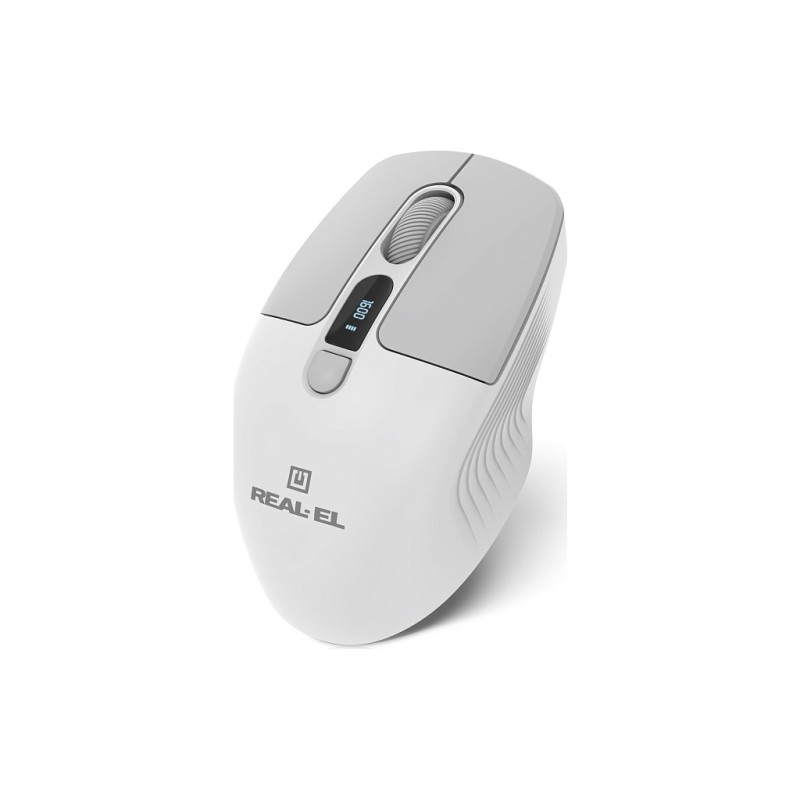 Мышка REAL-EL RM-480W Wireless/Bluetooth White (EL123200050)