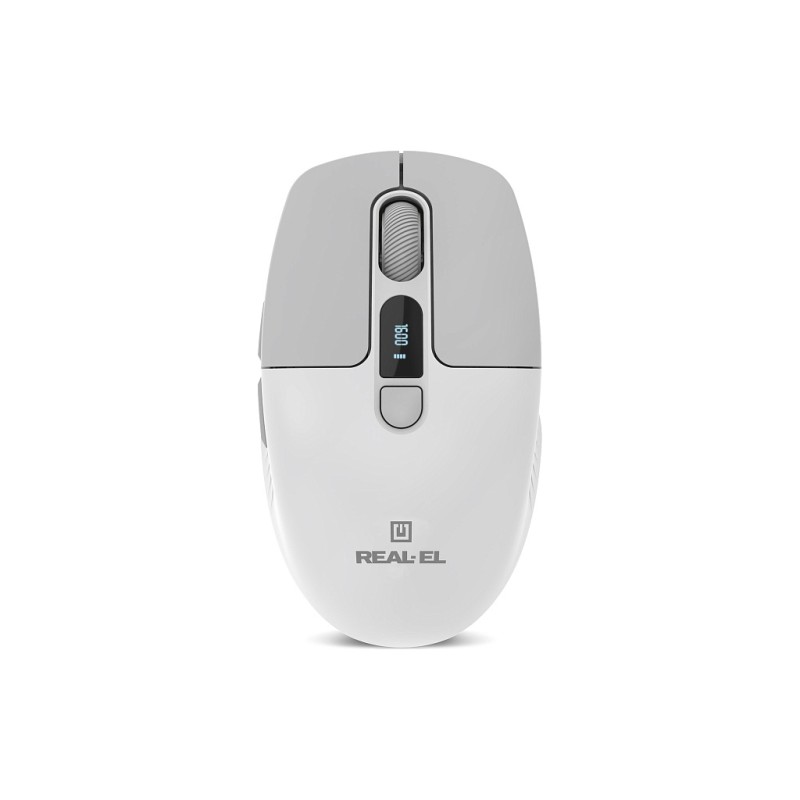 Мышка REAL-EL RM-480W Wireless/Bluetooth White (EL123200050)