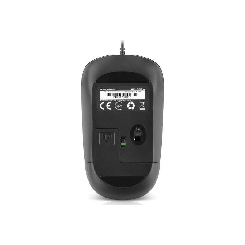 Мышка REAL-EL RM-222 USB Black/Gray (EL123200040)