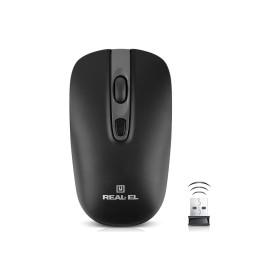 Мышка REAL-EL RM-350W Wireless Black/Gray (EL123200043)