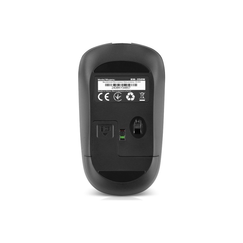 Мышка REAL-EL RM-350W Wireless Black/Gray (EL123200043)