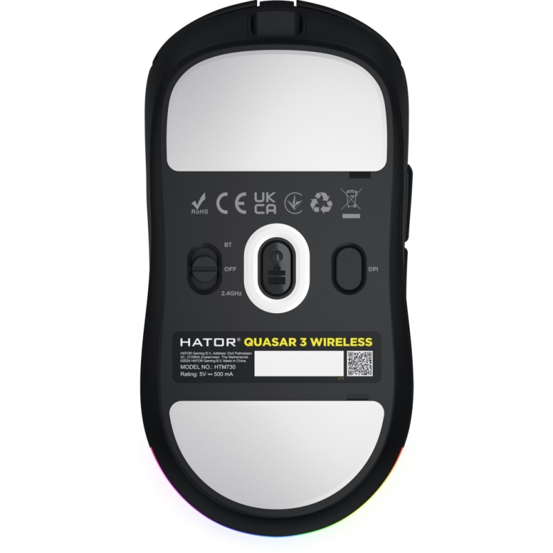 Мышка Hator Quasar 3 Wireless Black (HTM730)