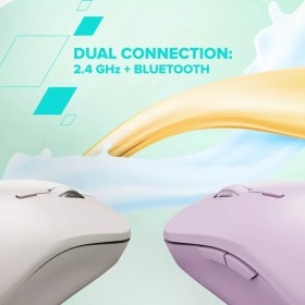 Мышка Canyon MW-12 Wireless/Bluetooth Beige (CNS-CMSW12BG)